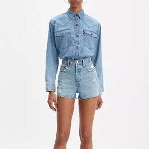 Levi’s ribcage shorts